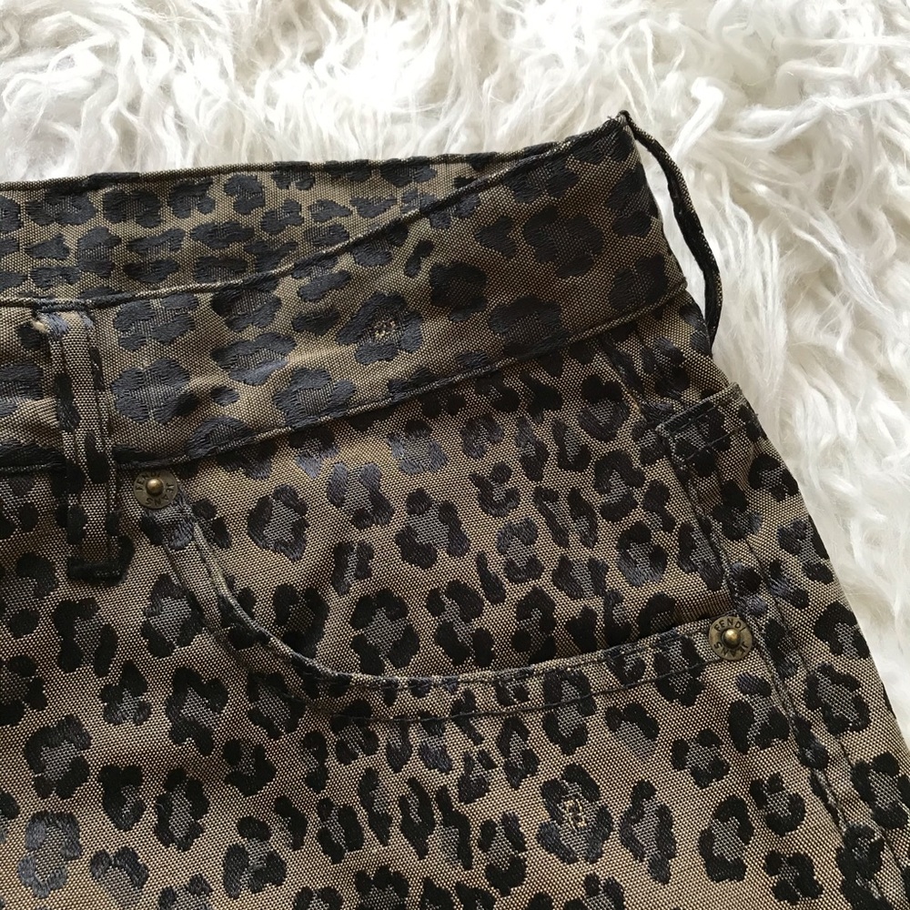 Vintage 1990’s Fendi Zucca Leopard Print Trousers - Picture 8 of 16